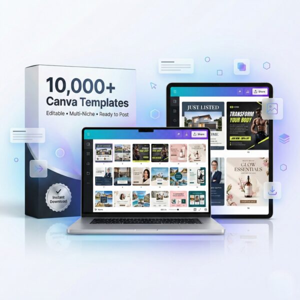 10,000+ Canva Templates Bundle