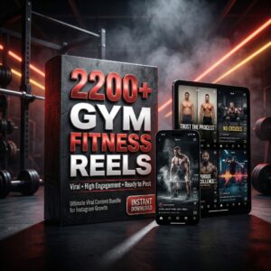 gym fitness reels bundle viral gym reels bodybuilding reels