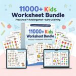 kids worksheet bundle printable, kids worksheet bundle printable, 11000 kids worksheet bundle preschool activities